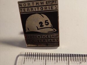 NORTHWEST TERRITORIES 25TH APPRENTICESHIP ANNIVERSARY 1989  Vintage Pin - Badge