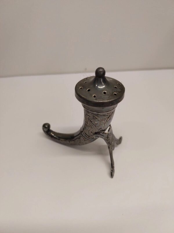Norwegian Horn Form - Dragon Ornaments Shaker - Magnus Aase 830S Silver