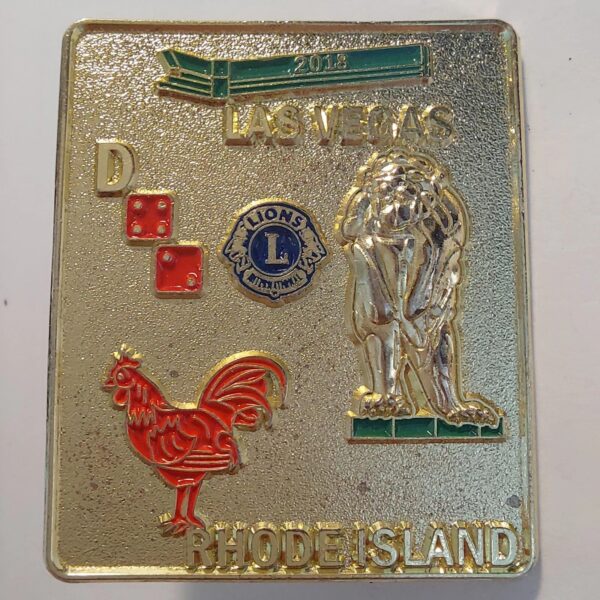 2018 Las Vegas Rhode Island Lions Club Pin