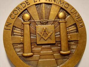 Medal from the Masonic Lodge St. Jóh. St EDDA No. l or. Reykjavík - 1979 Iceland