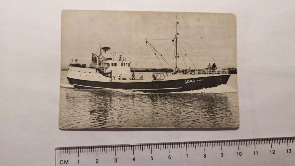 Iceland Vintage Ship Postcard - Card - Faxi GK 44