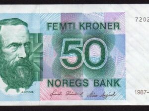 Norway, 50 Kroner, 1987 Banknote