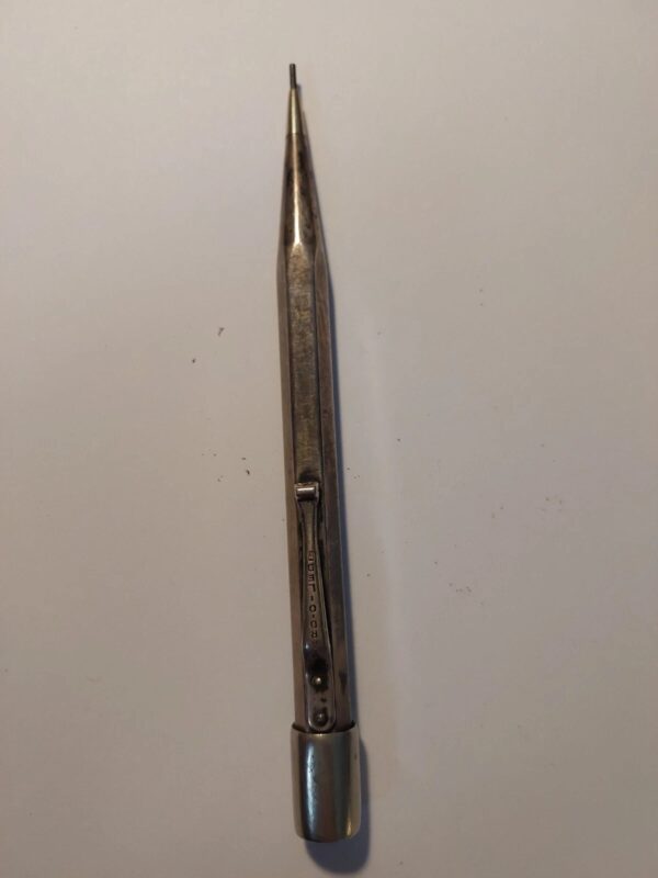 Vintage Yard O Led Sterling Silver Pencil With Icelandic Name Engraved