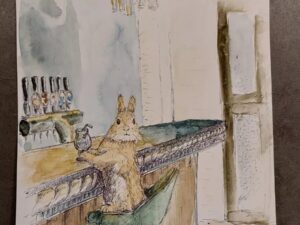 Tori 2023 rabbit bar watercolor