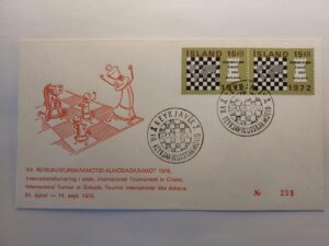Special Tournament in Chess 1976 Envelope Iceland