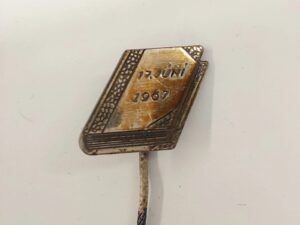 Vintage June 17th 1967 Pin Iceland