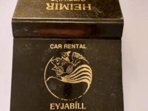 Vestmannaeyjar Eyjabill matchbook