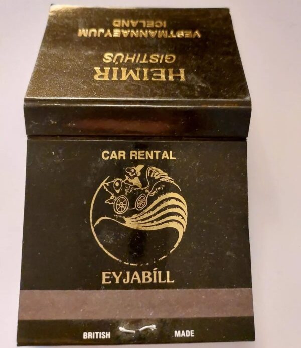 Vestmannaeyjar Eyjabill matchbook