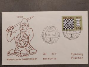 Iceland 1972 Fischer Spassky Viking cover