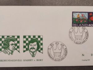 1977 - Reykjavik Chess SKAK - Spassky - Hort -  FYI Envelope With Stamp Iceland