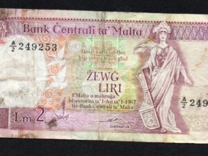 MALTA 2 LIRI LM 1967 (1994)