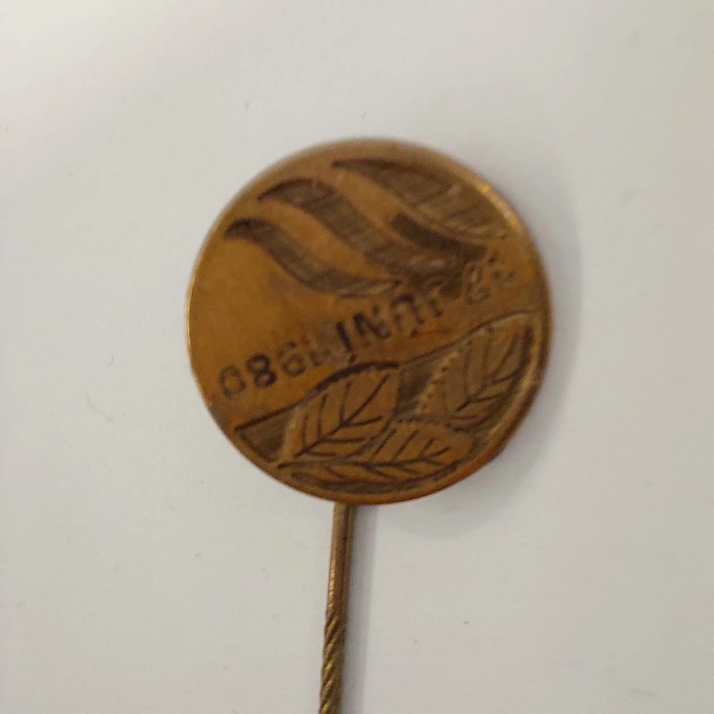1980 17 Juni - June 17th - Vintage Pin Iceland
