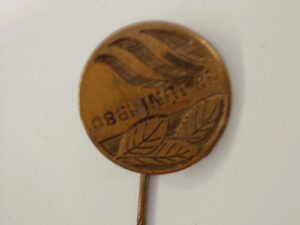 1980 17 Juni - June 17th  - Vintage Pin Iceland