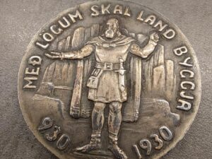 ICELAND 5 KRONUR COIN 1930 ALTHINGI - SILVER