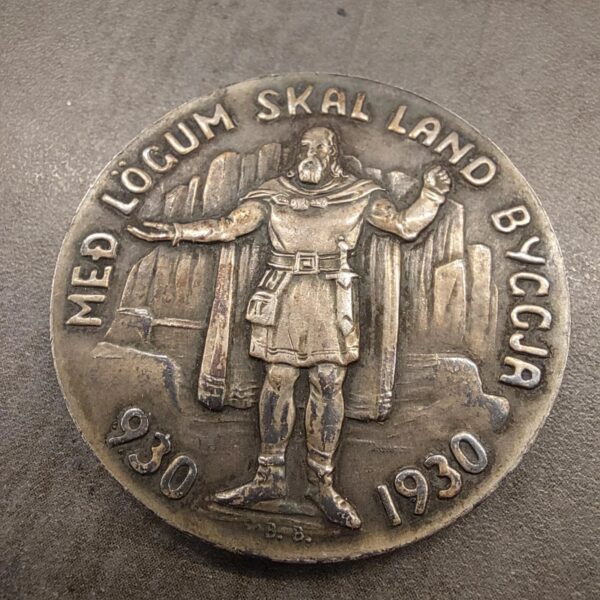 ICELAND 5 KRONUR COIN 1930 ALTHINGI - SILVER