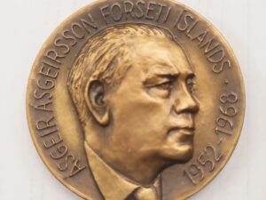 Bronze Medal President Ásgeir Ásgeirsson 1974 Iceland