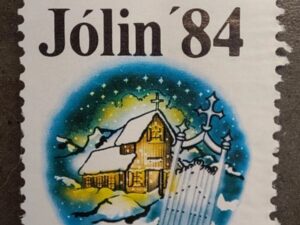 Christmas 1984 Oddfellows Iceland Stamp