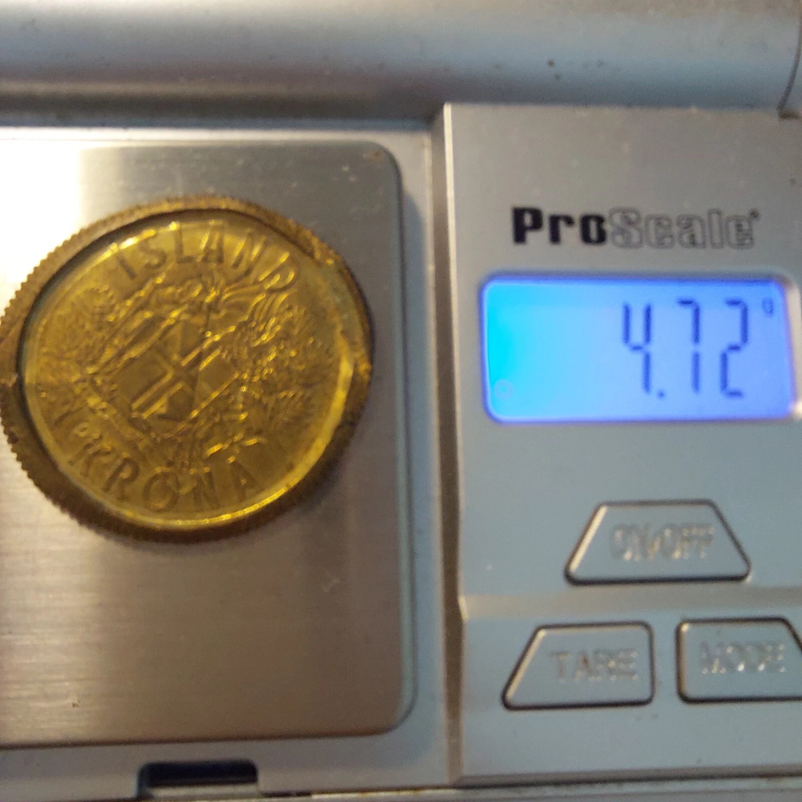 ICELAND 1 Krona - 10 Kronur 1969 Mint Damage Coin - Image 7