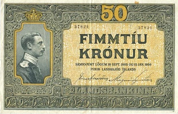 50 Krónur 1916 – Iceland P-9