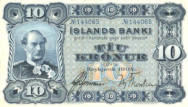 10 Krónur 1904 – Iceland P-11