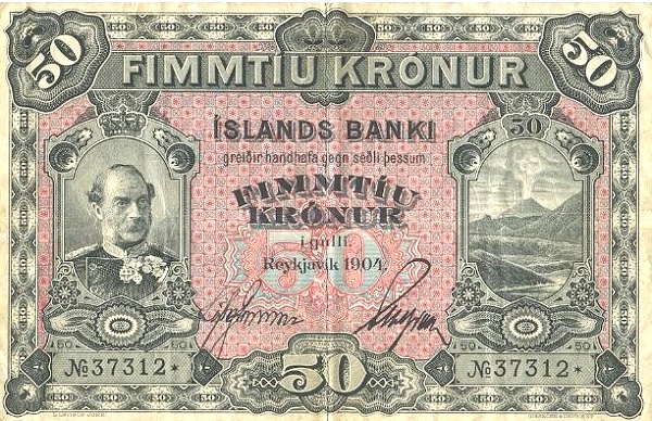 50 Krónur 1904 – Iceland P-12