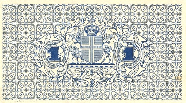 1 Króna 1920 – Iceland (Pick P-17a)