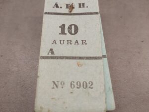 Áætlunarbílar Hafnarfjarðar 10 Aurar Tickets