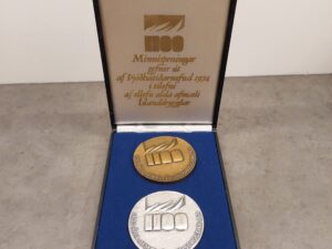 Iceland 1974 Silver & Bronze Medals - 1100 Anniversary