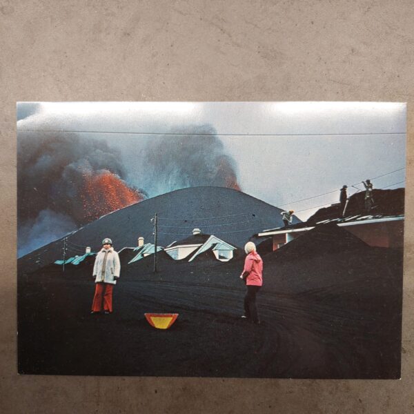 Iceland Heimaey Eruption 1973 Postcard