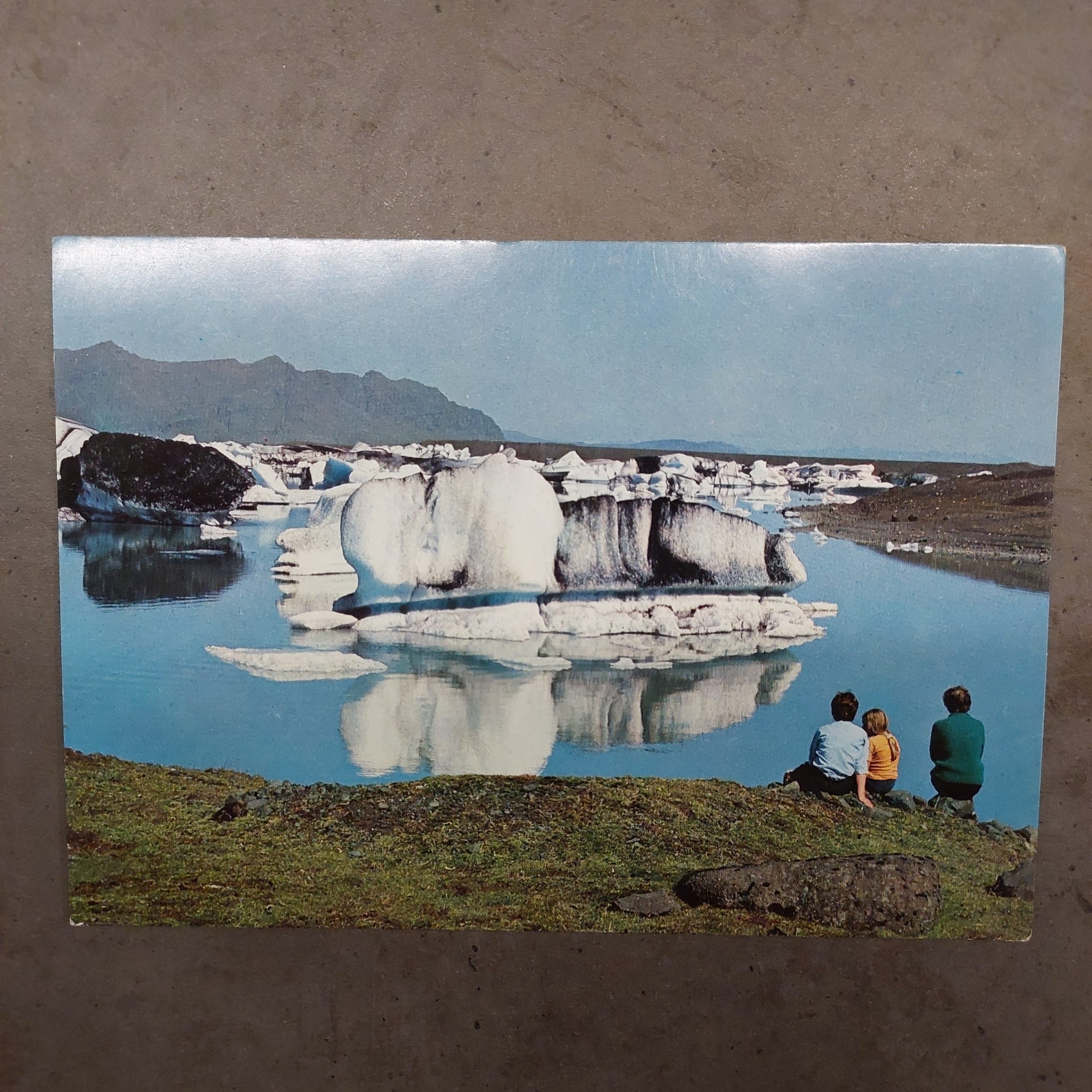 Iceland Vatnajökull glacial lagoon postcard