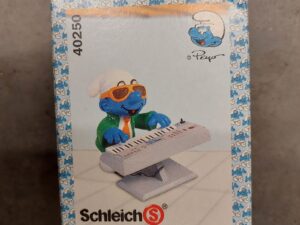 Schleich Smurf Musician with Keyboard and Sunglasses (Peyo ©1997, Ref. 40250)