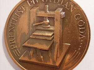 Iceland Printers Association 75th anniversary medal 1972