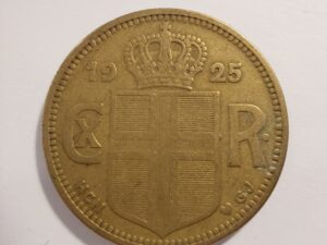 Iceland 2 krónur 1925 coin