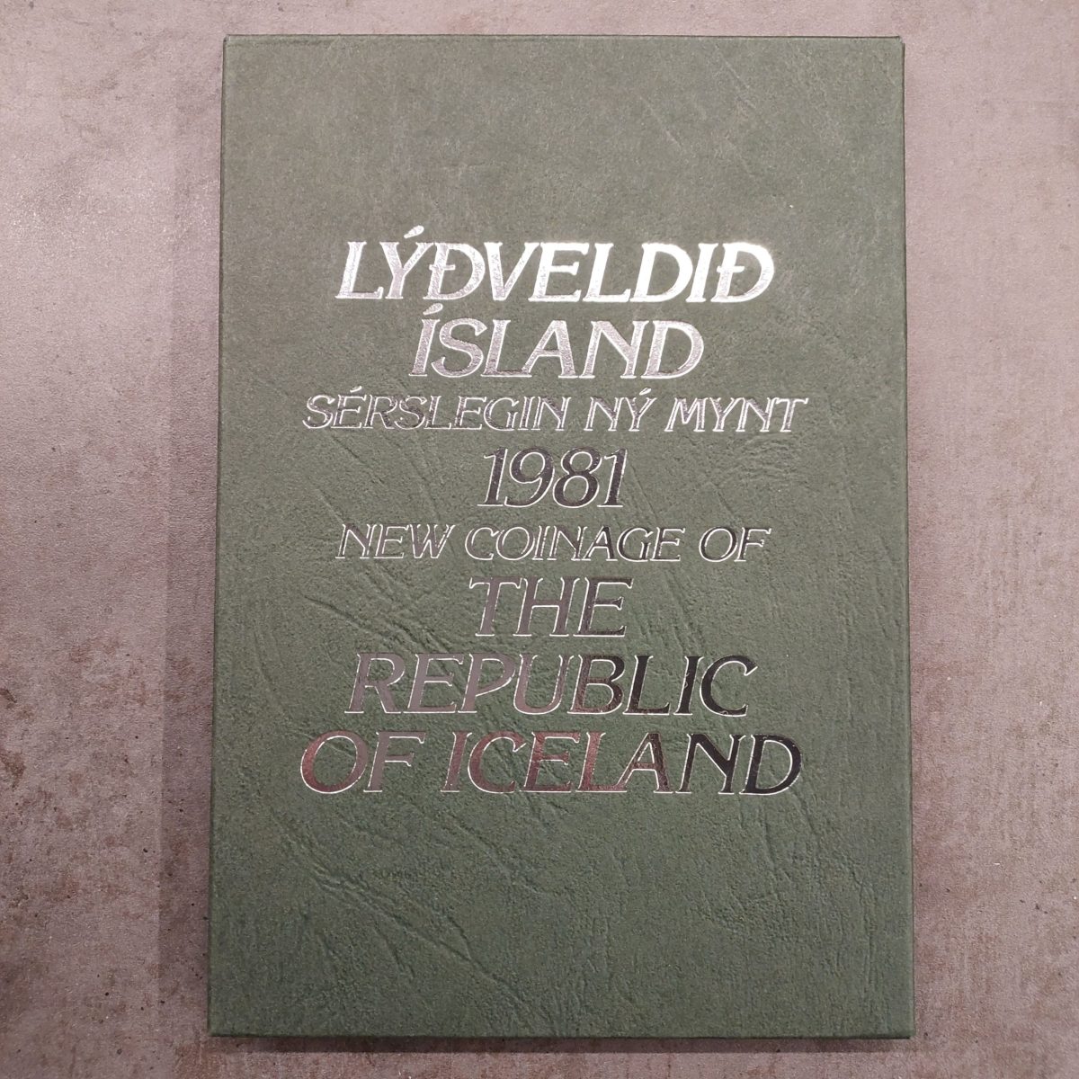 Iceland 1981 proof coin set