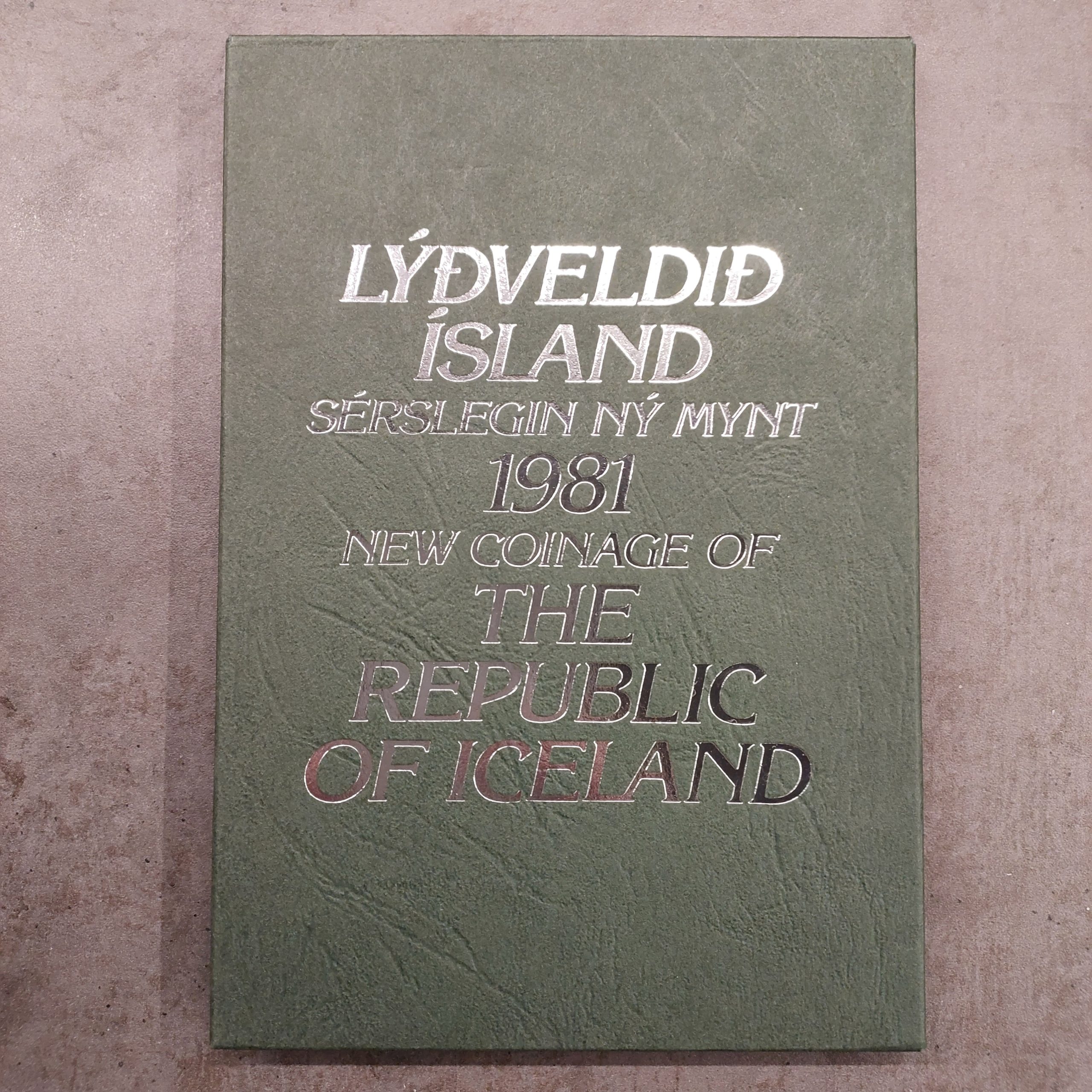 Iceland 1981 proof coin set