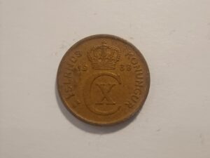 1938 1 Eyrir Iceland Coin