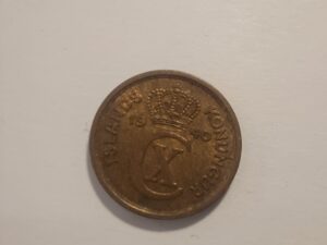 1940 1 Eyrir Iceland Coin
