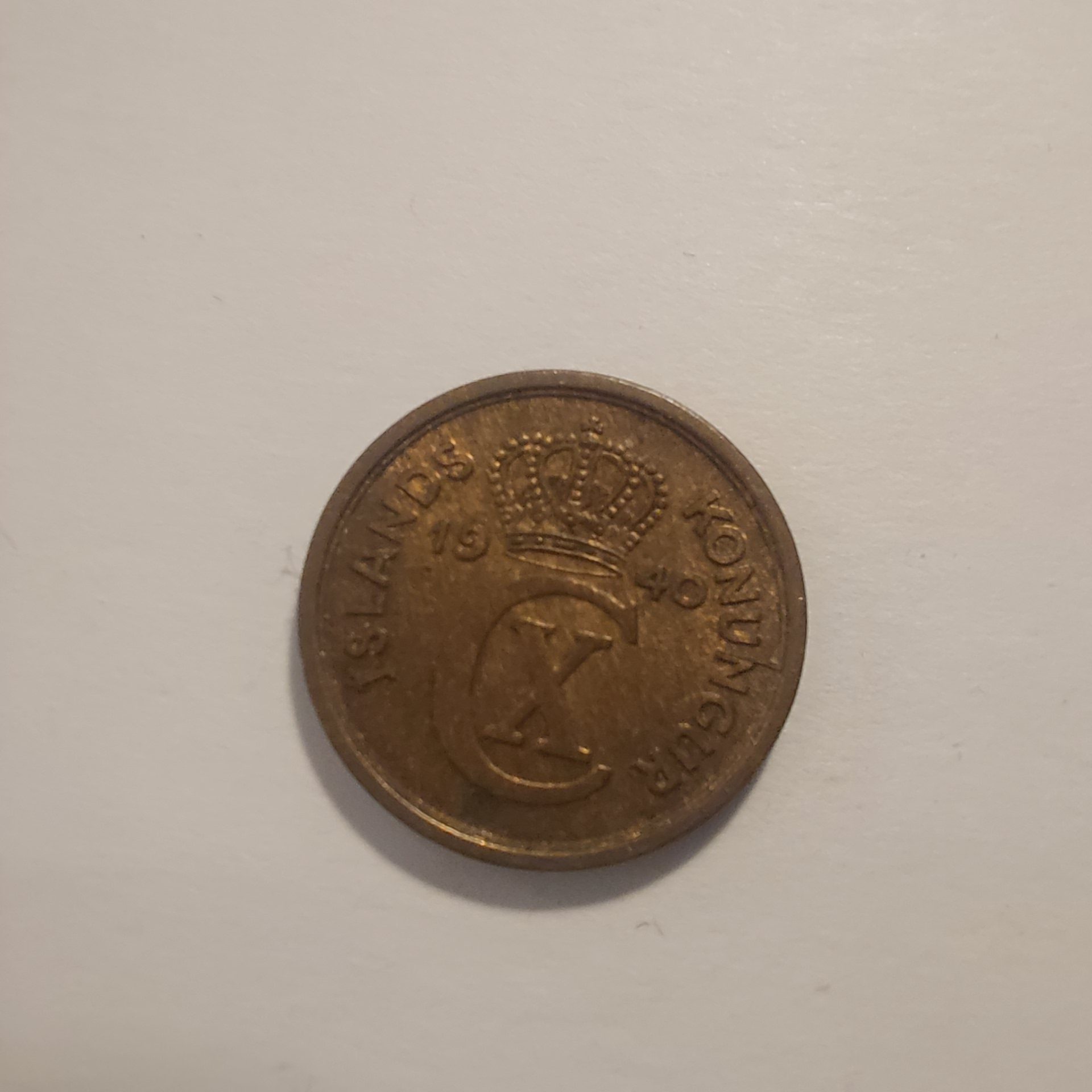 1940 1 Eyrir Iceland Coin