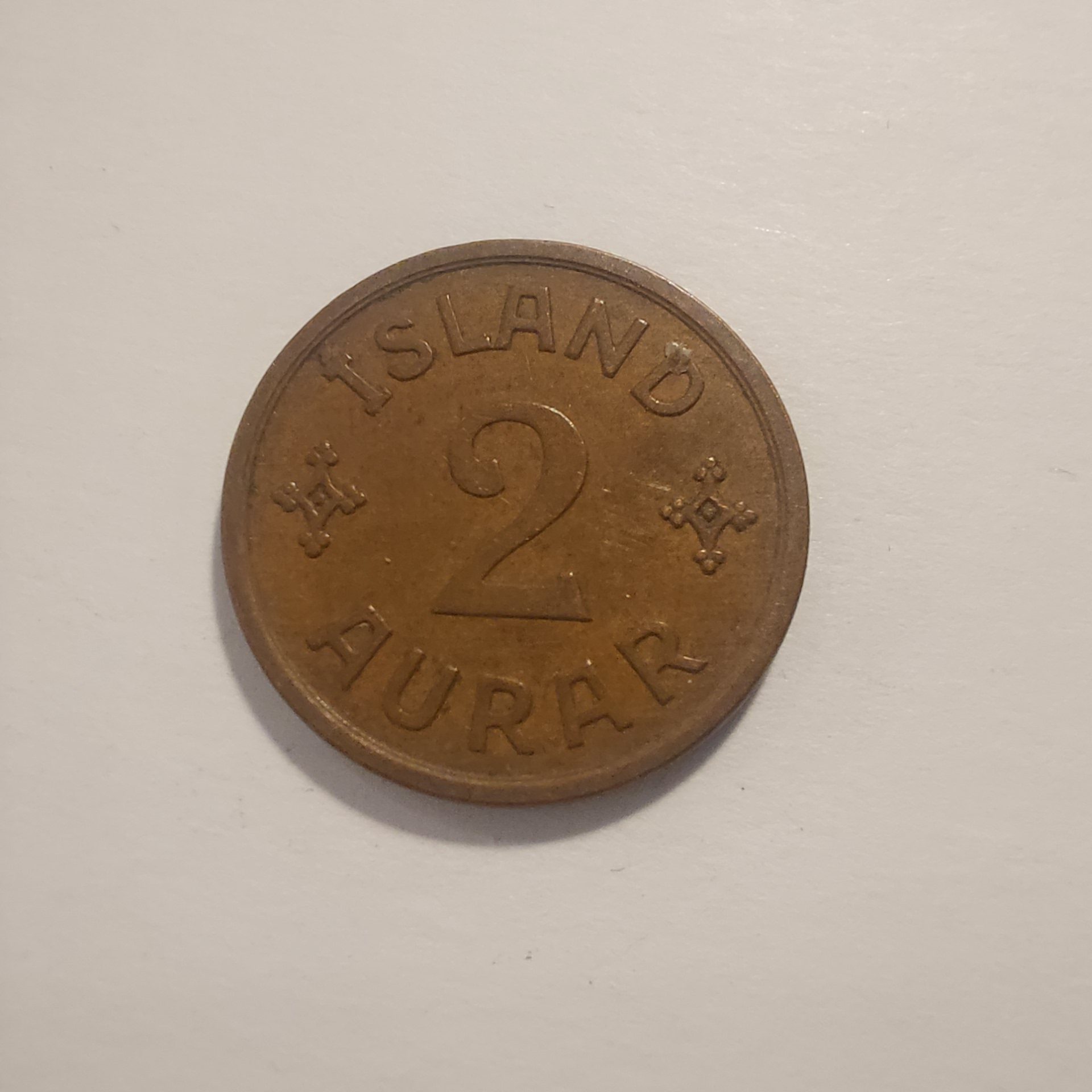 Iceland 2 Aurar 1938 Coin - Christian X Monogram - Image 2