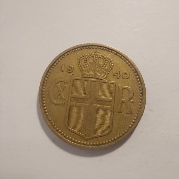 1 Krona 1940 Iceland Coin
