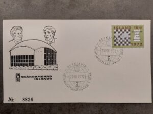 Iceland 1972 Fischer-Spassky World Chess Championship First Day Cover