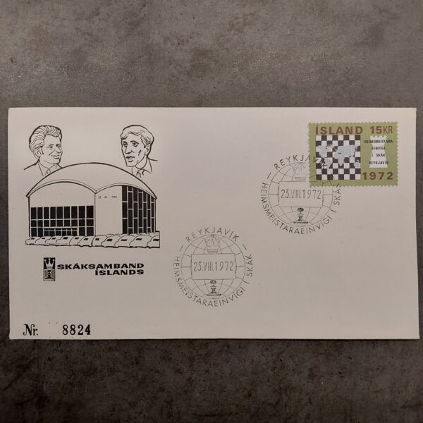 Iceland 1972 Fischer-Spassky World Chess Championship First Day Cover