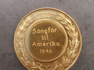1946 Karlakór Reykjavíkur medal