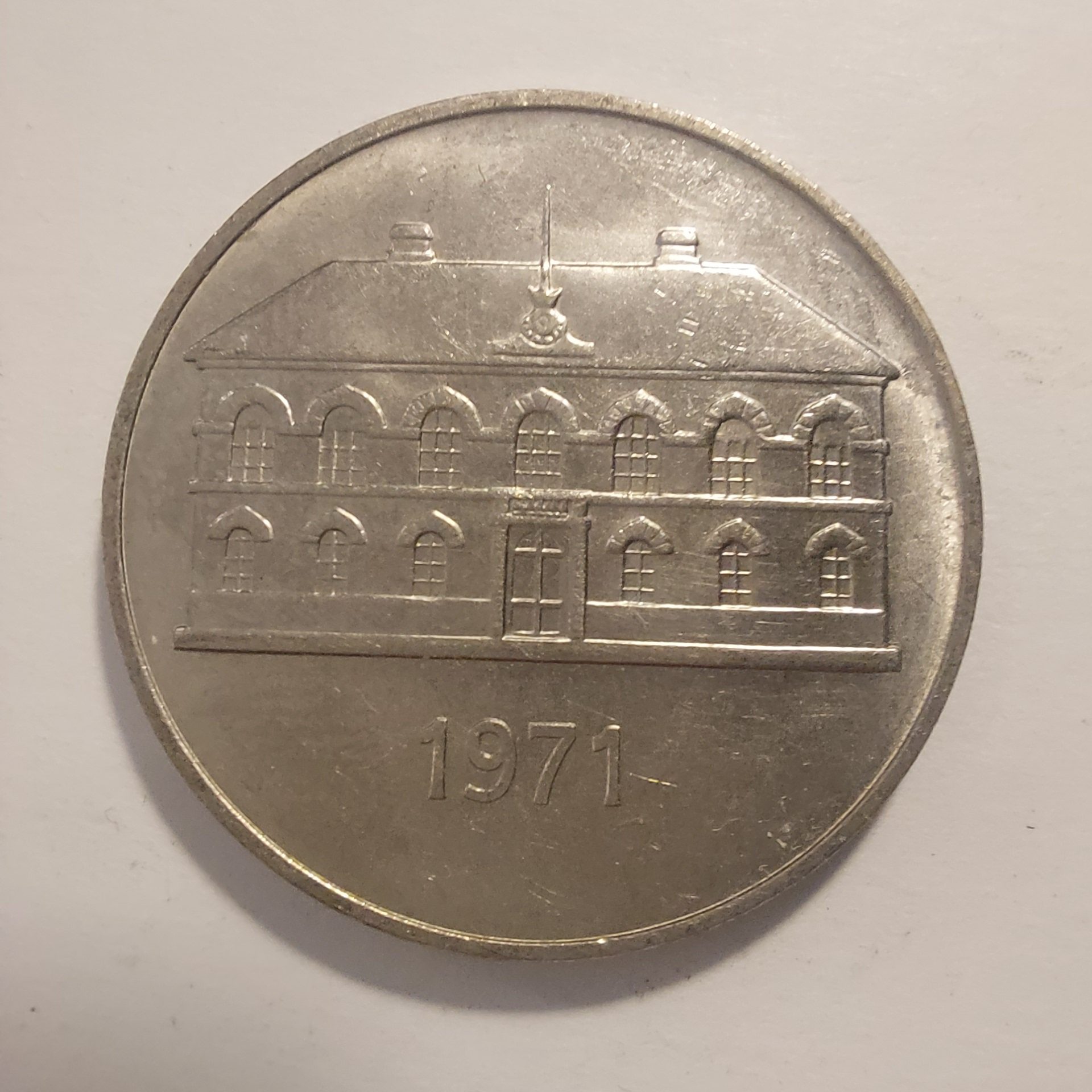 Iceland 50 krónur 1971 coin