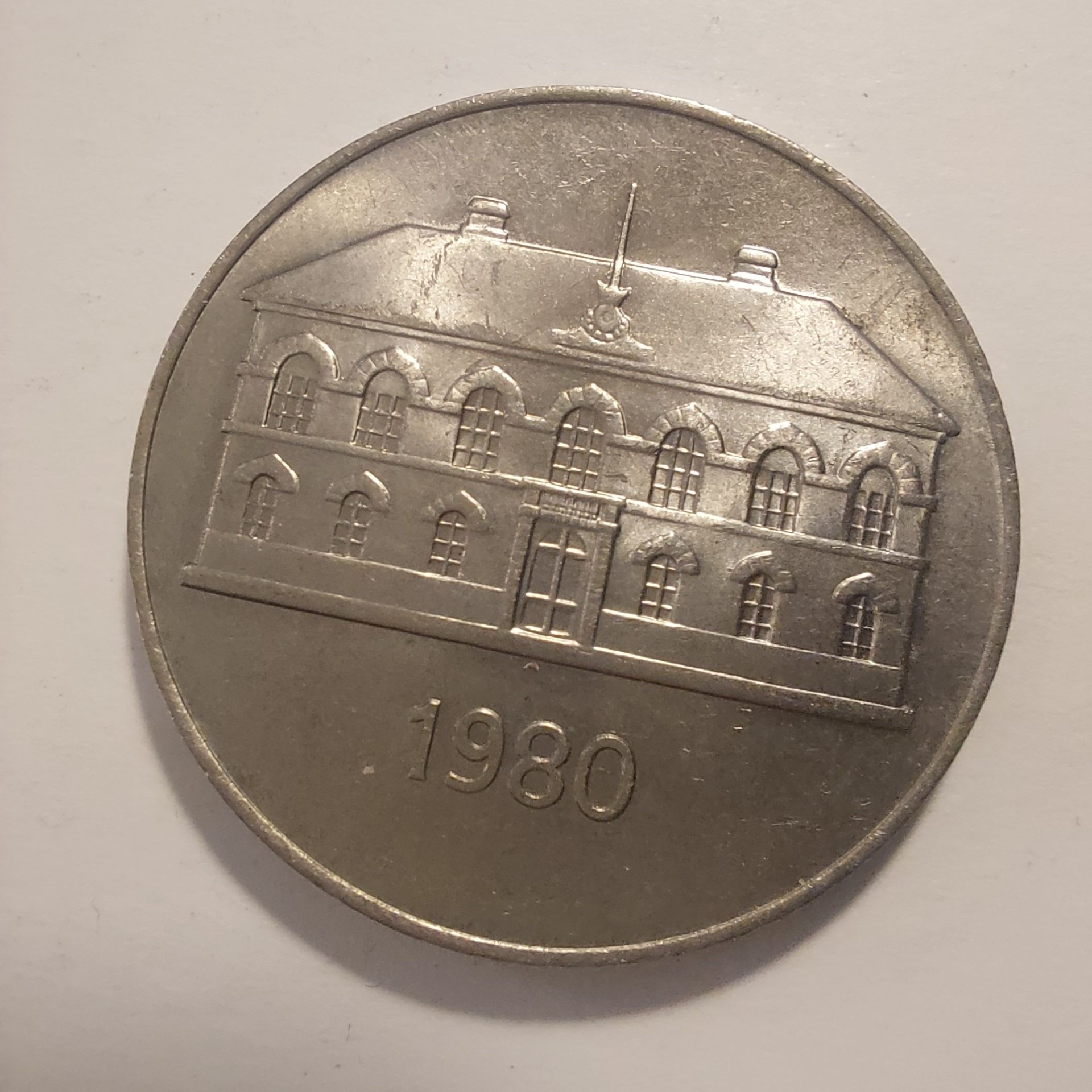 Iceland 50 krónur 1980 coin
