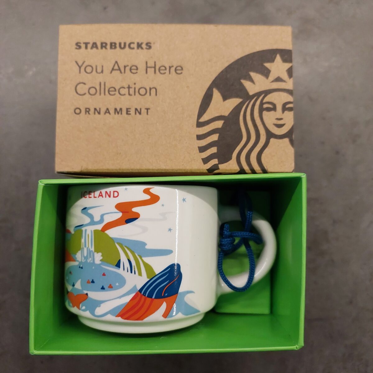 Starbucks Iceland You Are Here espresso mug