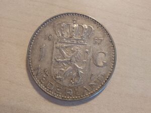 1957 Netherlands 1 gulden