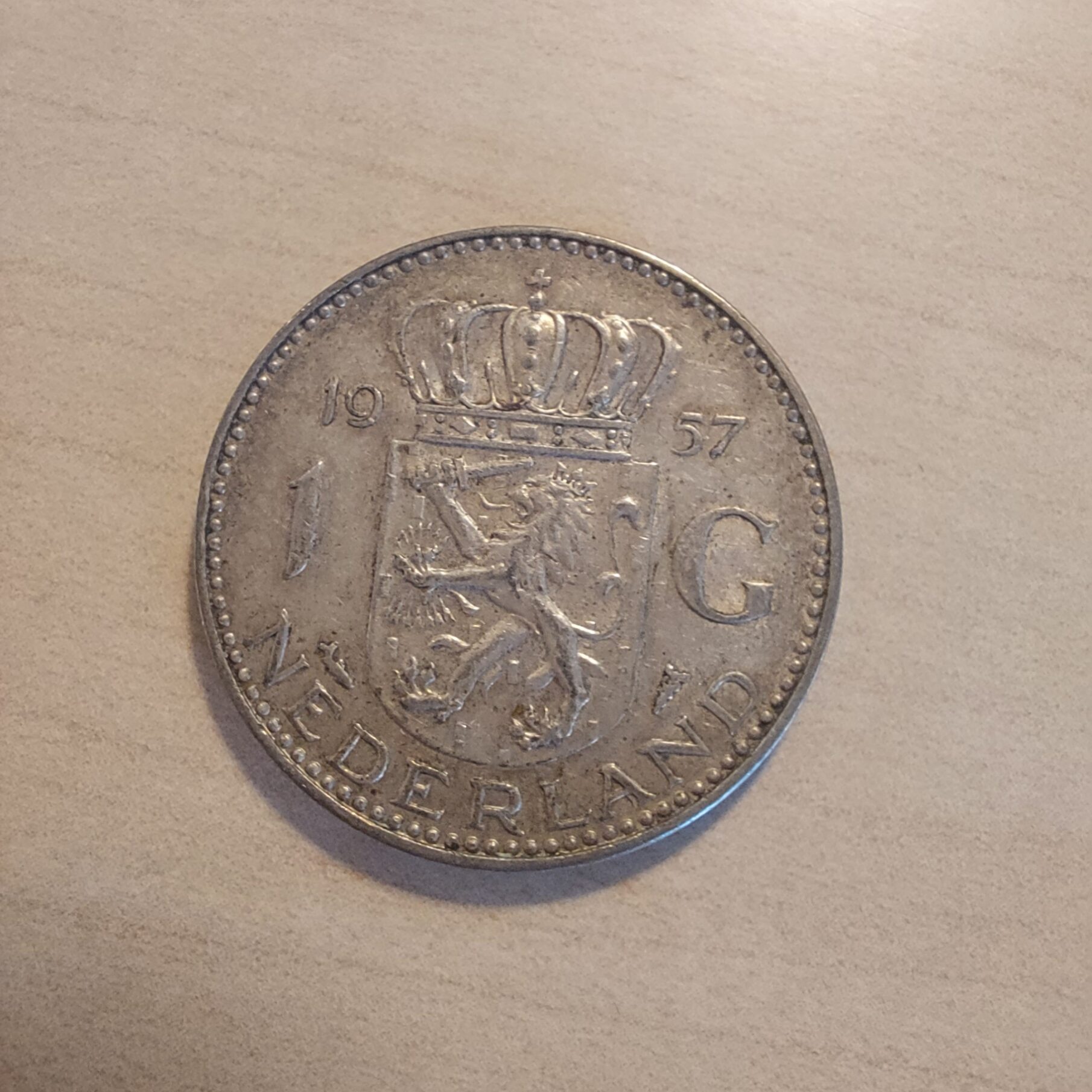1957 Netherlands 1 gulden