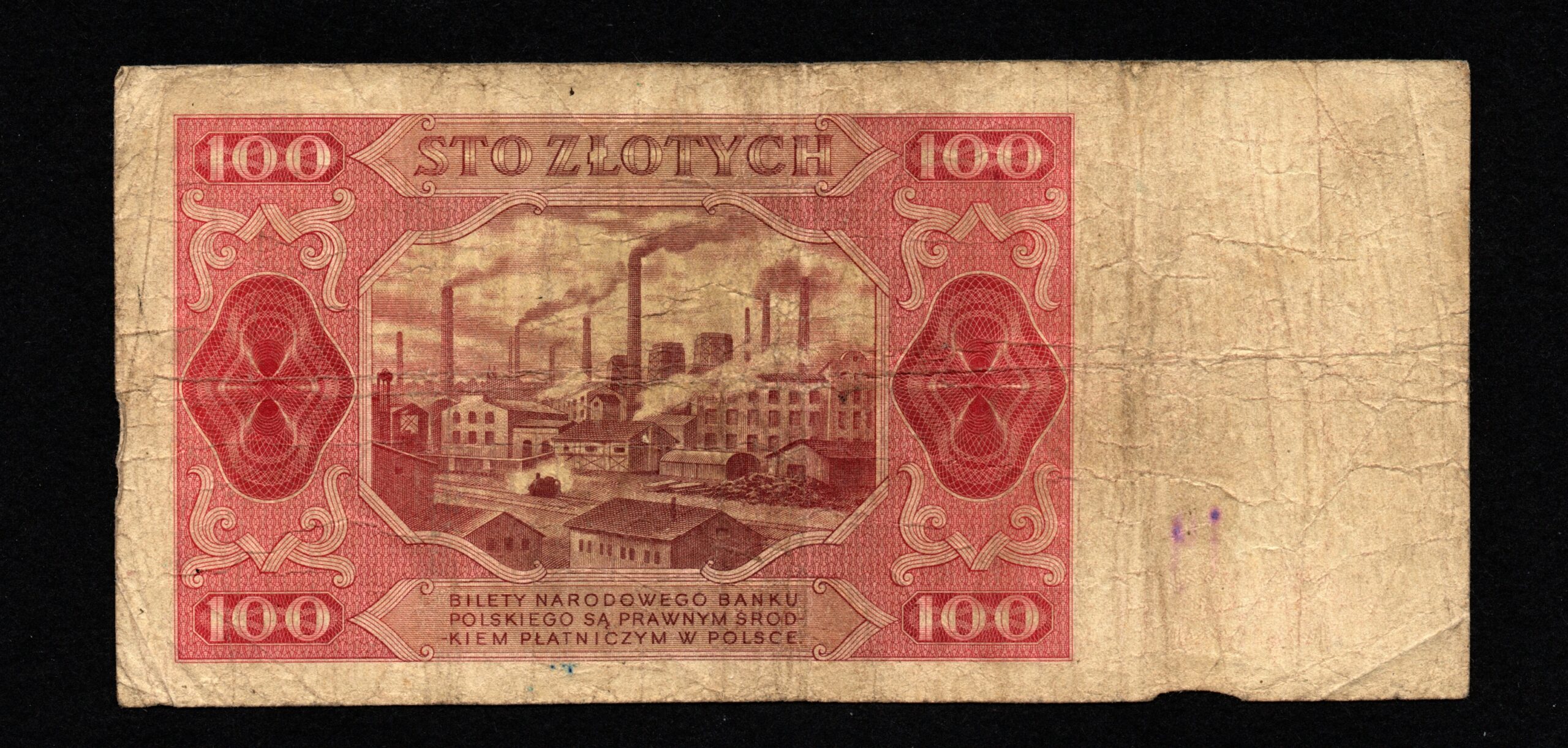 Poland 100 Złotych 1948 Banknote - Image 2