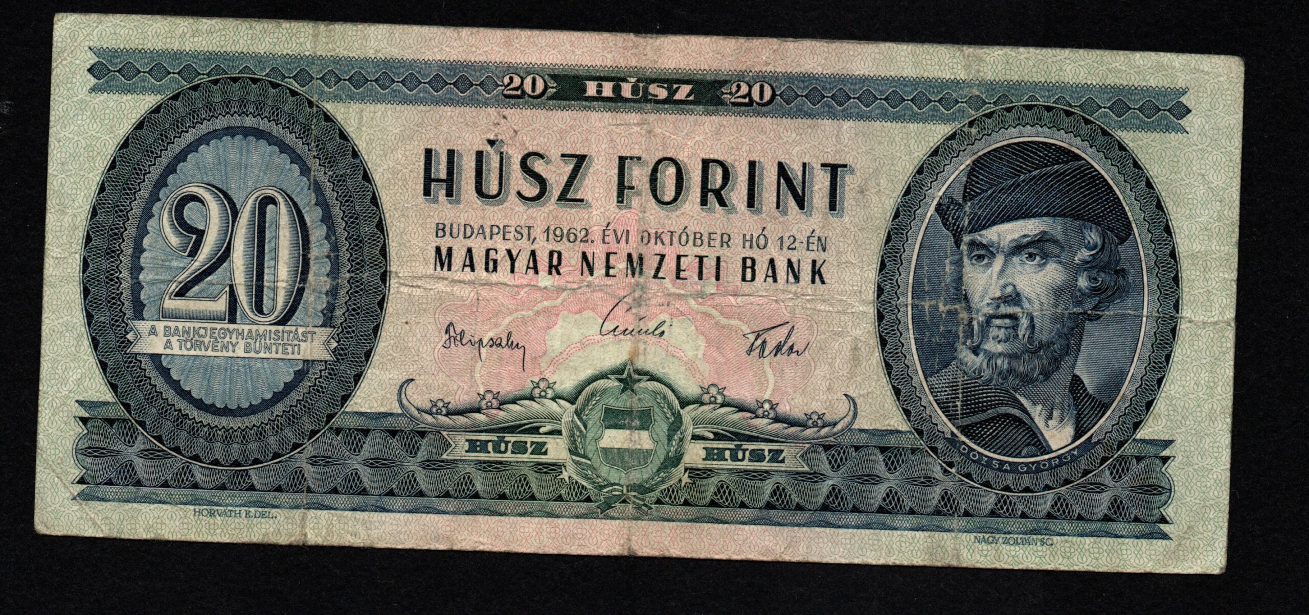 Hungary 20 Forint 1962 Banknote